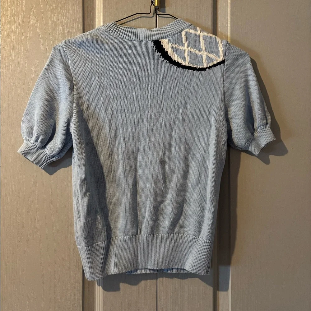 Kate Spade New York Game Set Match Tennis Racket Sweater